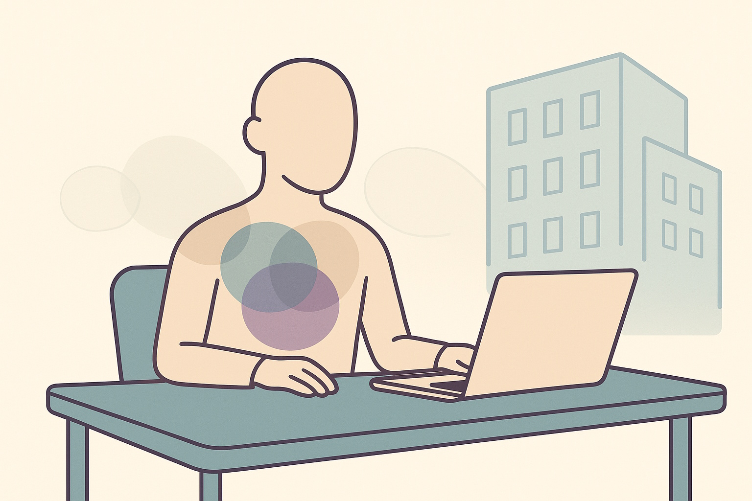 Passing as "fine" at work